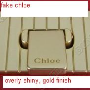 fake Chloe brass