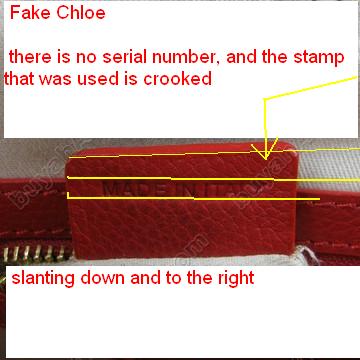 fake Chloe serial number