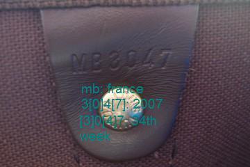 damier keepall made in france