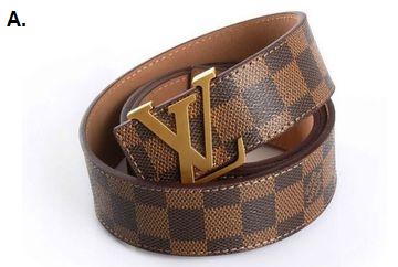 Authentic Louis Vuitton LV belt photo